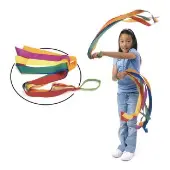 Excelleration s Rainbow Dancing Wrist Bands Set of 6 by Discount School Supply