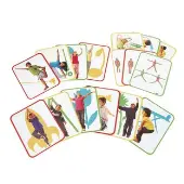 Yoga Cards Set of 16 by Roylco