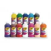 Crayola Artista II Washable Tempera Paint 16 oz Color Black by Really Good Stuff LLC