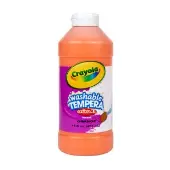 Crayola Artista II Washable Tempera Paint 16 oz Color Orange by Really Good Stuff LLC