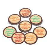Social Interaction Chips Set of 40 by Really Good Stuff LLC