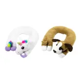 Bouncy Band Puppy and Unicorn Sensory Vibrating Neck Pillows 2 Pack by Bouncyband