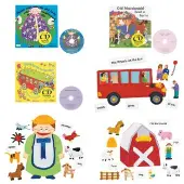 Felt Story Sets Story Books and CDs 3 Titles by Excellerations