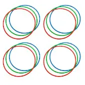 Hula Hoops Set of 12 by Excellerations