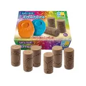 Emotions Stamper Rollers Set of 6 Rollers 6 Emotions and 6 People Designs by Yellow Door