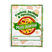 Fractions Decimals and Percentages Math Journals Set of 12 by Really Good Stuff LLC