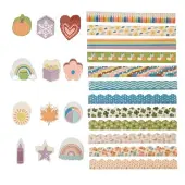 Boho Borders and Accents Bulletin Board Classroom Pack 432 Pieces by Really Good Stuff LLC