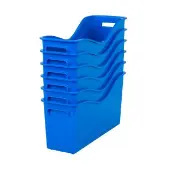 Easy Carry Book and Binder Holder Set of 6 Color Blue by Really Good Stuff LLC