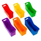 Easy Carry Book and Binder Holders Set of 6 6 Group Colors by Really Good Stuff LLC