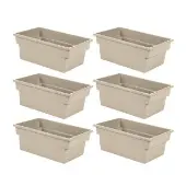 All Purpose Bins Tan 6 Pack Color Tan by Really Good Stuff LLC