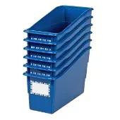 Durable Book and Binder Holder 6 Pack Color Navy by Really Good Stuff LLC