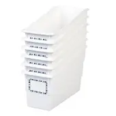 Durable Book and Binder Holder 6 Pack Color White by Really Good Stuff LLC