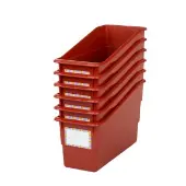 Durable Book and Binder Holder 6 Pack Color Clay by Really Good Stuff LLC