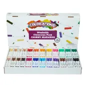 Colors Like Me Washable Chubby Markers Classroom Value Pack Set of 256 by Colorations