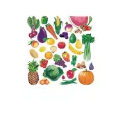Fruits and Vegetables Combo Felt Set by Little Folk Visuals