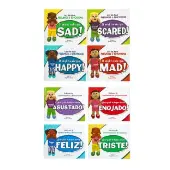 English and Spanish Emotions Book Set 1 8 books by Excellerations