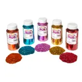 Summer Colors of Glitter 5 Colors 1lb Each by Colorations