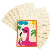 DYO Wood Puzzle Set of 12 by Colorations