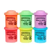Wheat and Gluten Free Neon Dough 6 Colors each 2 oz by Colorations