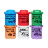 Wheat and Gluten Free Glitter Dough 6 Colors each 2 oz by Colorations