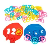 Alphabet and Number Dough Cutter Set 41 Pieces by Colorations