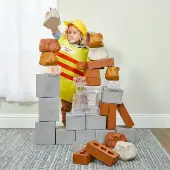 Construction WOW Pack 39 blocks 4 activity cards by TTS