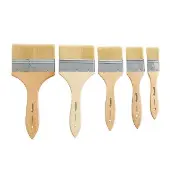 Large Area Paint Brushes Set of 5 sizes by Colorations