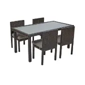 Outdoor Dining Set 4 Chairs and 1 Table 21 Preschool Height by Excellerations