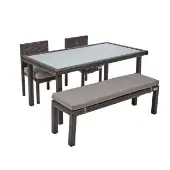 Outdoor Set 2 Chairs 1 Bench and 1 Table 21 Preschool Height by Excellerations