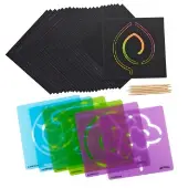 Scratch Art Boards and Mindfulness Stencils by Colorations