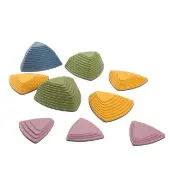 Natural River Stones Set of 9 by Excellerations