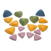 Natural River Stones Set of 18 by Excellerations