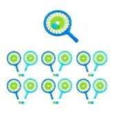 Boom Paddles Set of 6 by Excellerations