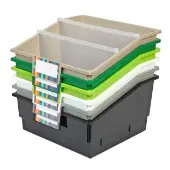 Modern Farmhouse Picture Book Bins 6 Pack by Really Good Stuff LLC