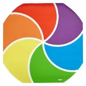 Explorer Tray Color Pinwheel Playmat by Excellerations