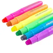 Neon Smooth and Silky Sticks 6 Colors by Colorations