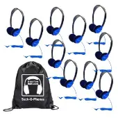 Sack O Phones 10 Pack BLUE by Really Good Stuff LLC