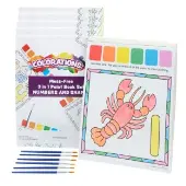 Mess Free 3 in 1 Paint Set Numbers and Shapes Set of 6 by Colorations