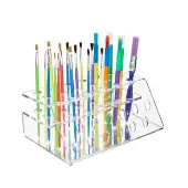 Organizing Rack with 25 Assorted Paint Brushes by Colorations