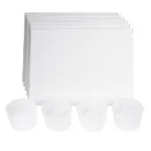 Silicone Paint Mixing Cups and Canvas by Colorations