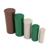 Standing Drum Quintet Playground Equipment Natural by NVB Playgrounds