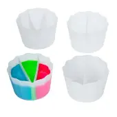 Silicone Mixing Cups Set of 24 by Colorations