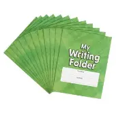 My Writing Folder Tri Fold 3 Pocket Student Folders Set of 12 by Really Good Stuff LLC