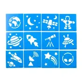 Space Stencil Set of 12 by Colorations