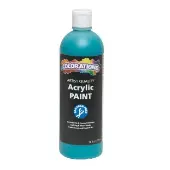 Paraben Free Acrylic Paint 16 oz Turquoise by Colorations