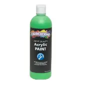 Paraben Free Acrylic Paint 16 oz Vivid Green by Colorations