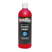 Paraben Free Acrylic Paint 16 oz Crimson Red by Colorations