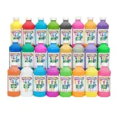 Simply Washable Tempera 8 oz Set of 24 by Colorations