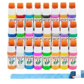 Paraben Free Simply Washable Tempera Paint Roller Set 24 Colors by Colorations