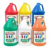 Simply Washable Tempera Paint Gallon 6 Colors by Colorations